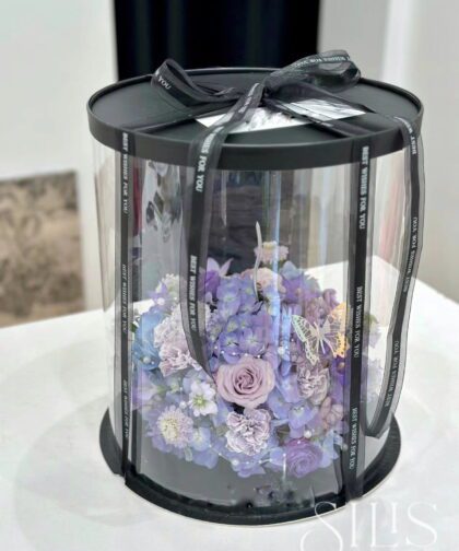 BLOOM CAKE PURPLE BLUE