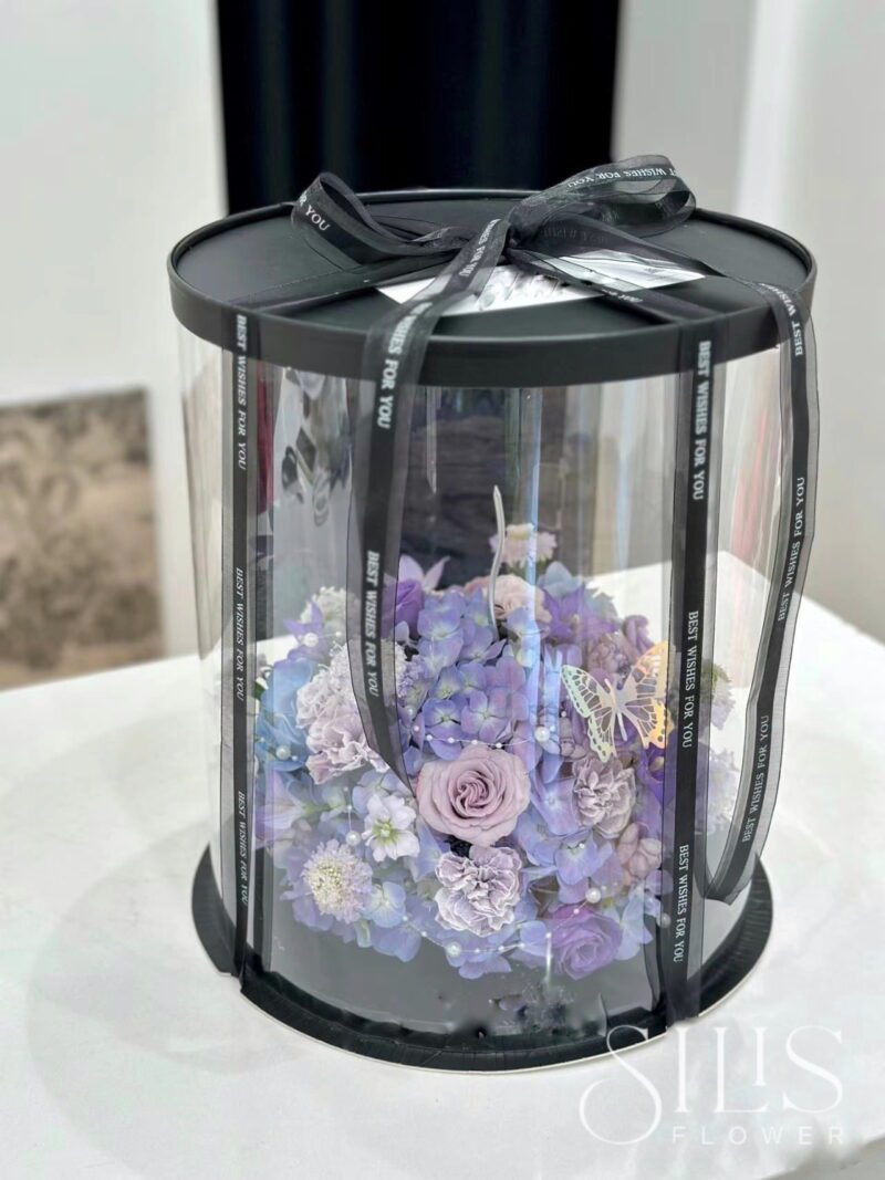 BLOOM CAKE PURPLE BLUE
