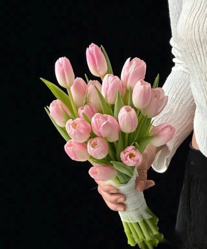TULIP PINK FULL - BRIDAL FLOWER