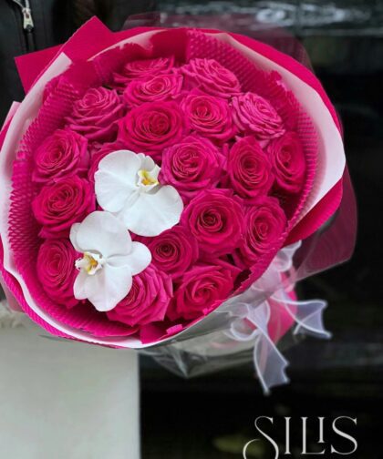 PINKPLOY ORCHID L BOUQUET