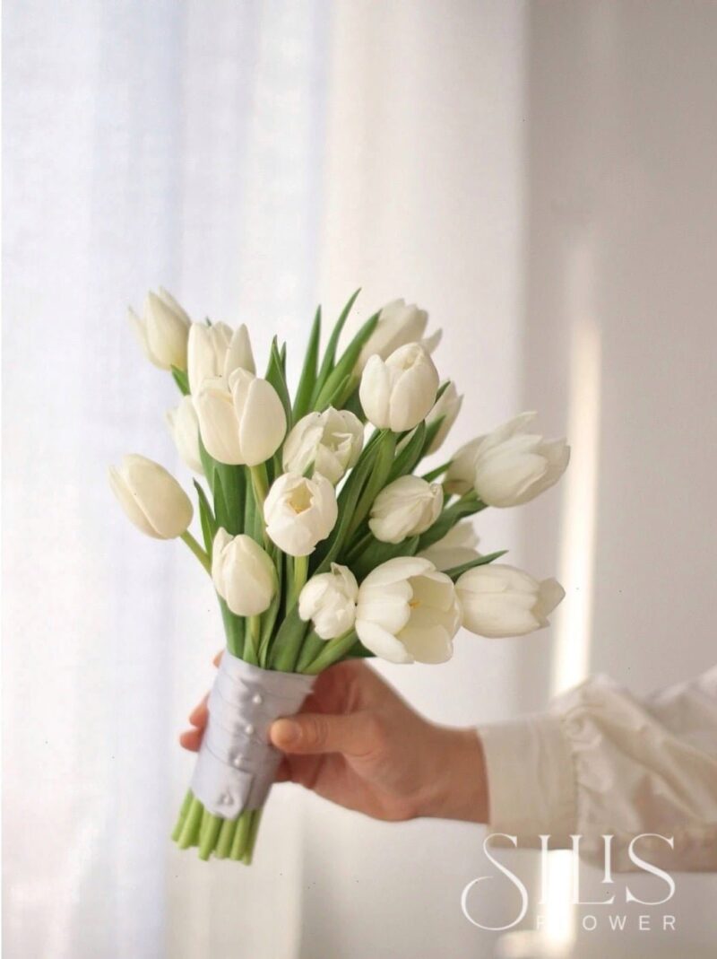 TULIP WHITE ONLY - BRIDAL FLOWER
