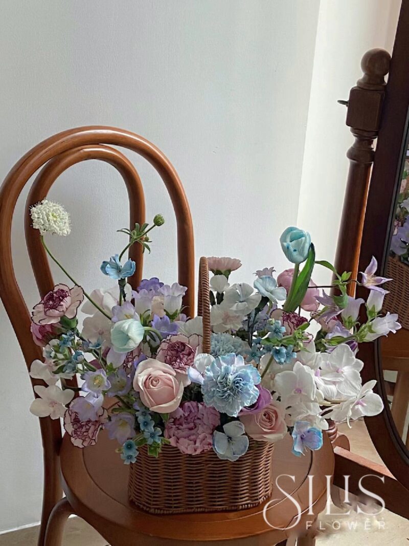 FLOWER BASKET MIX PREMIUM M