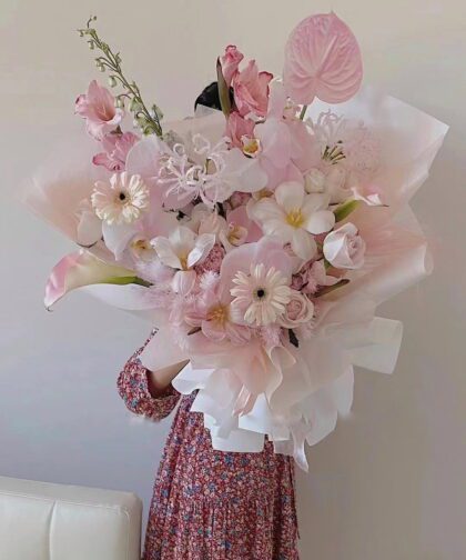 PINK PASTEL BASIC MIX M BOUQUET