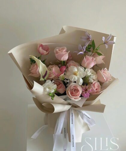 PINK TONE MIX BOUQUET SIZE M