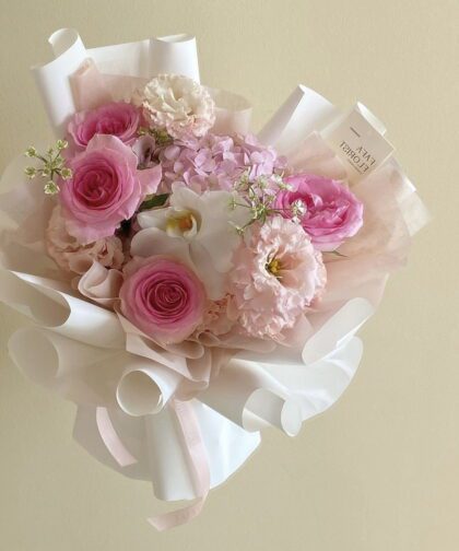 PINK WHITE TONE S 003 BOUQUET