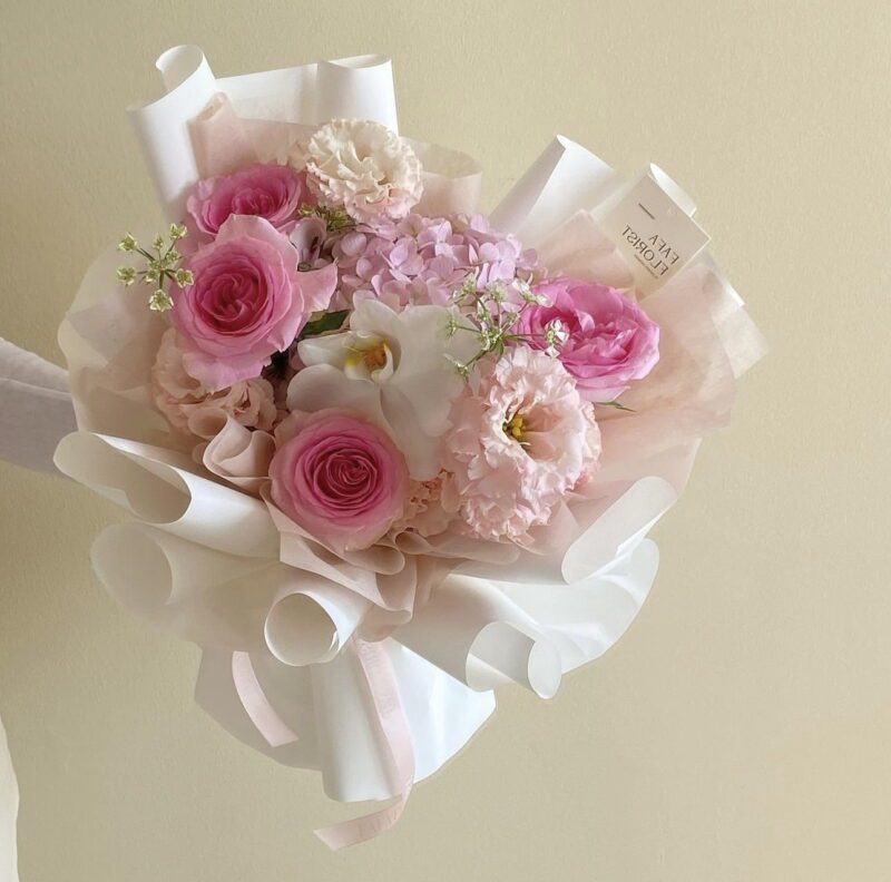 PINK WHITE TONE S 003 BOUQUET
