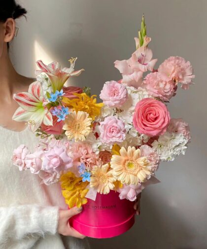 PASTEL PINK BOX S