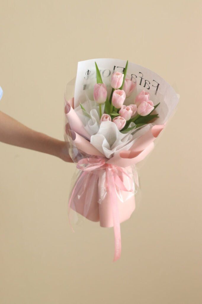 Ý nghĩa hoa tulip xanh, hồng