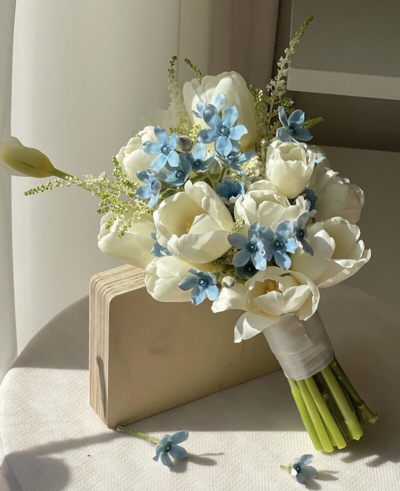 TULIP BLUE FLOWER - BRIDAL FLOWER