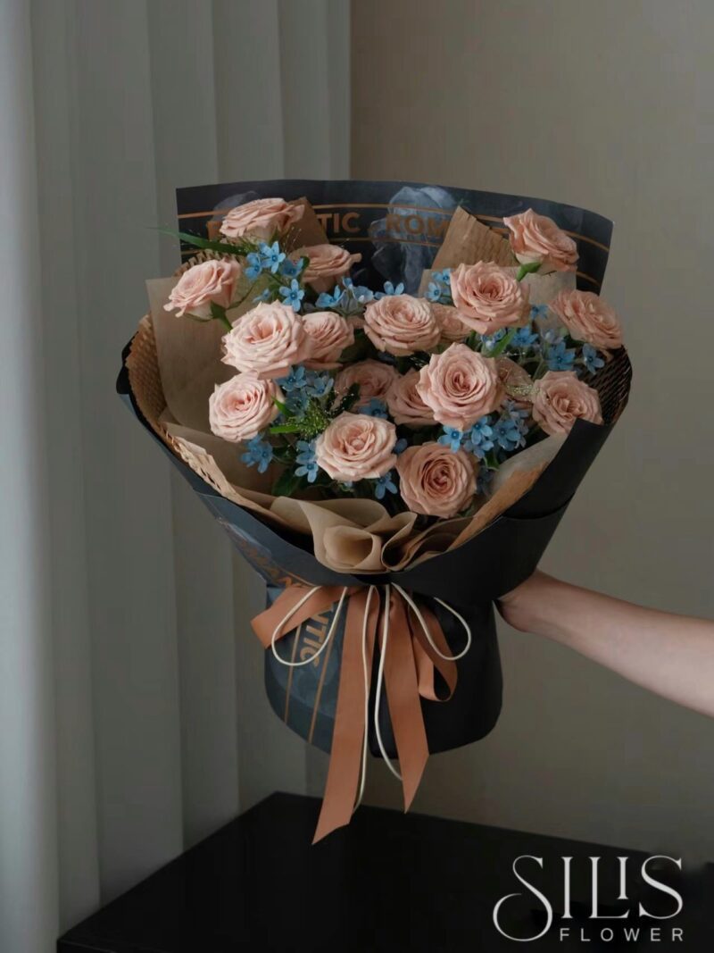 CAPPU MIX BLUE FLOWER M 001 BOUQUET