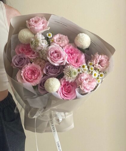 PINK WHITE TONE S 002 BOUQUET