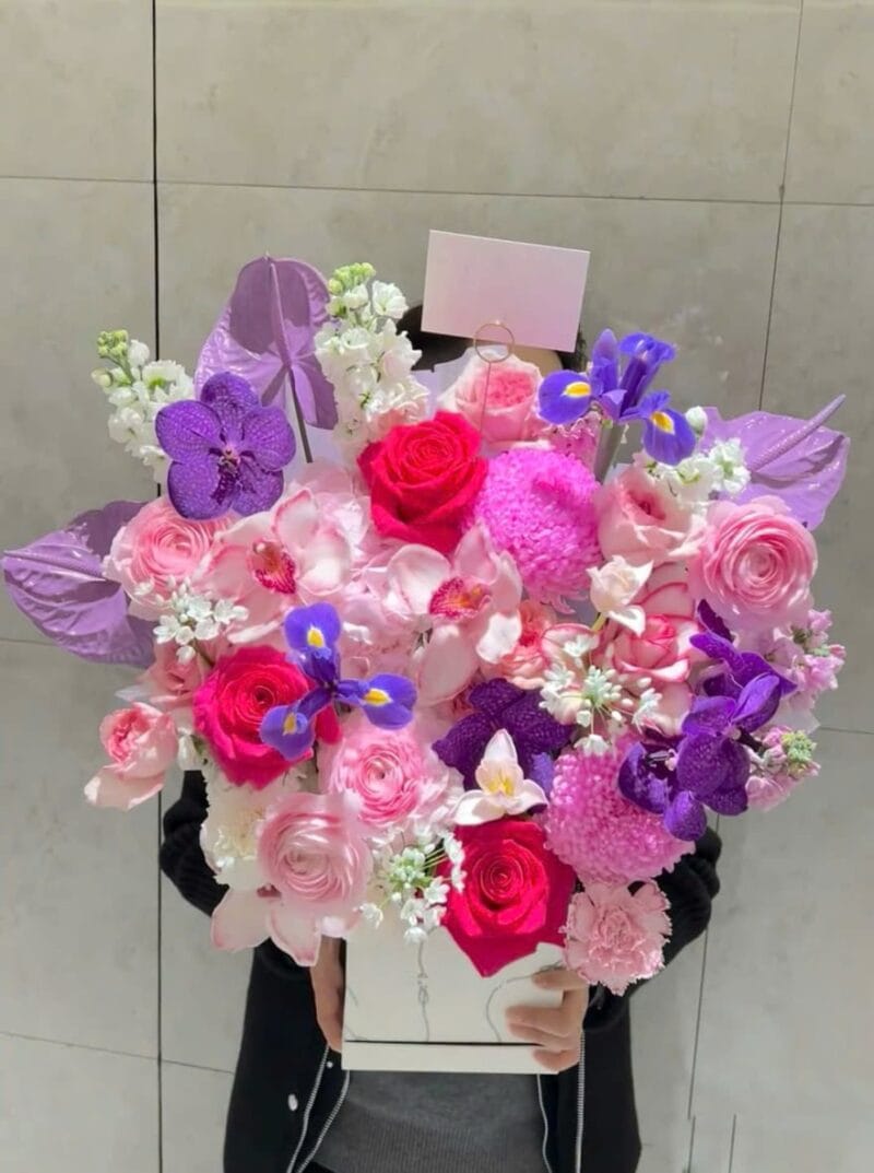 PINKPLOY - PURPLE TONE FLOWER BOX