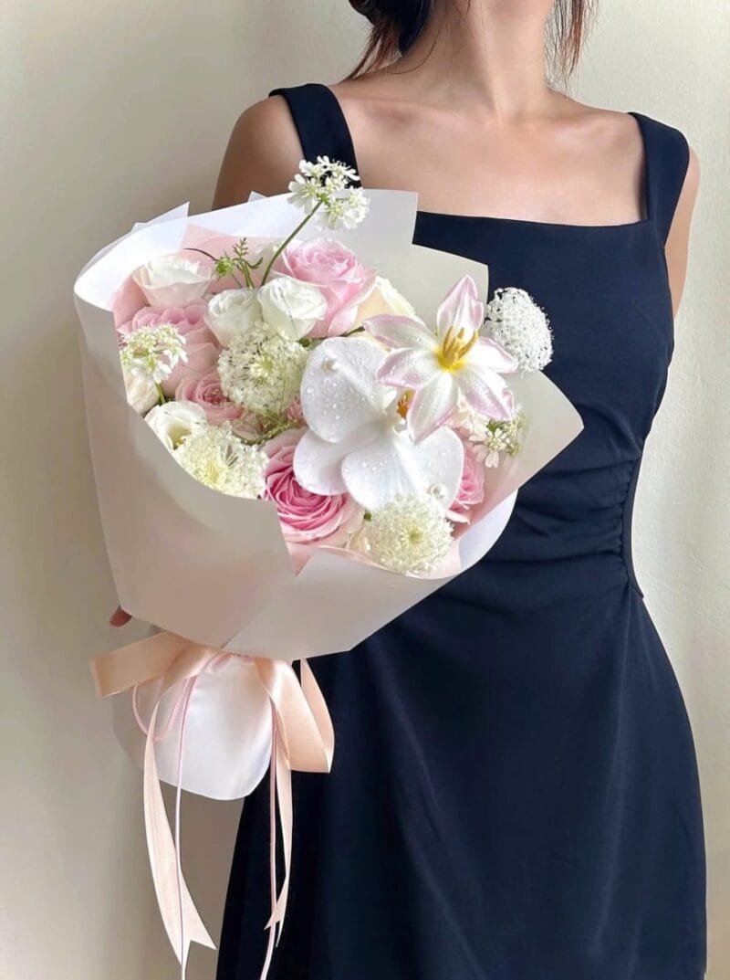 PASTEL MIX ORCHID BOUQUET S