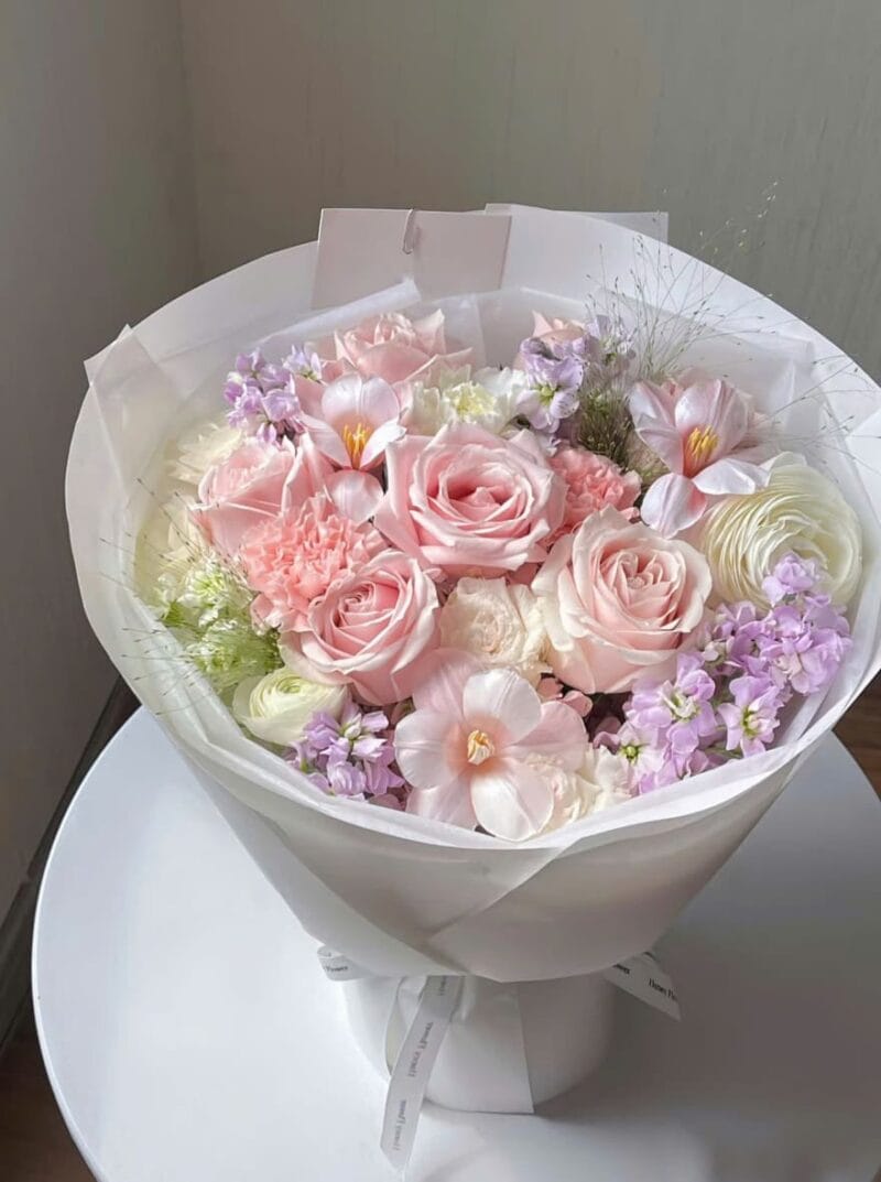 PASTEL PURPLE MIX TONE BOUQUET S