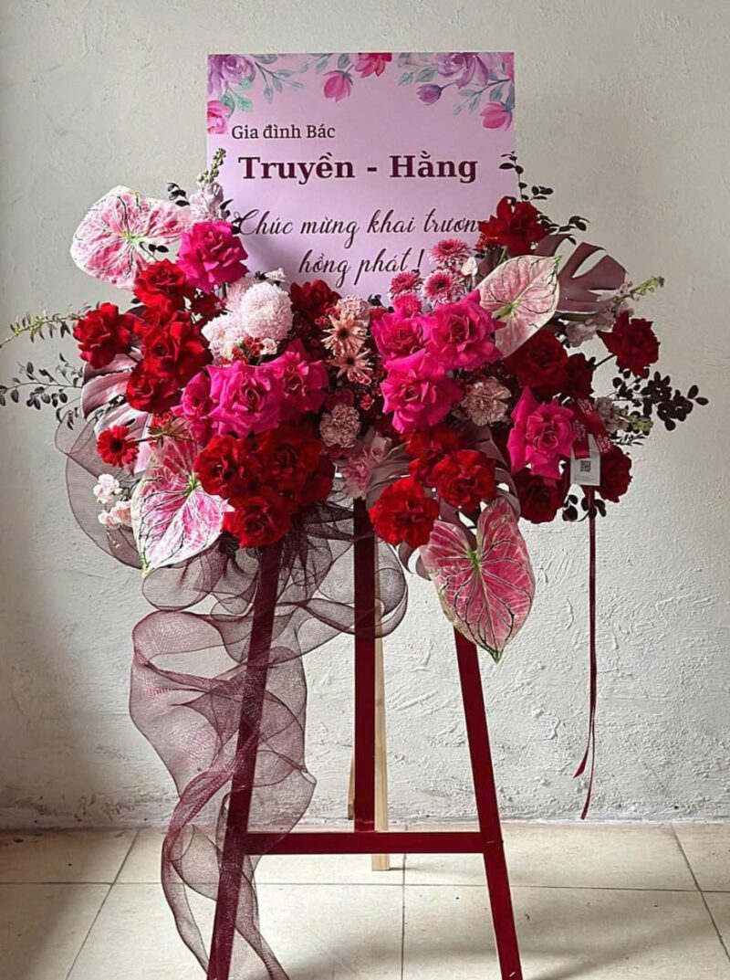 PINKPLOY FLOWER BOARD STAND