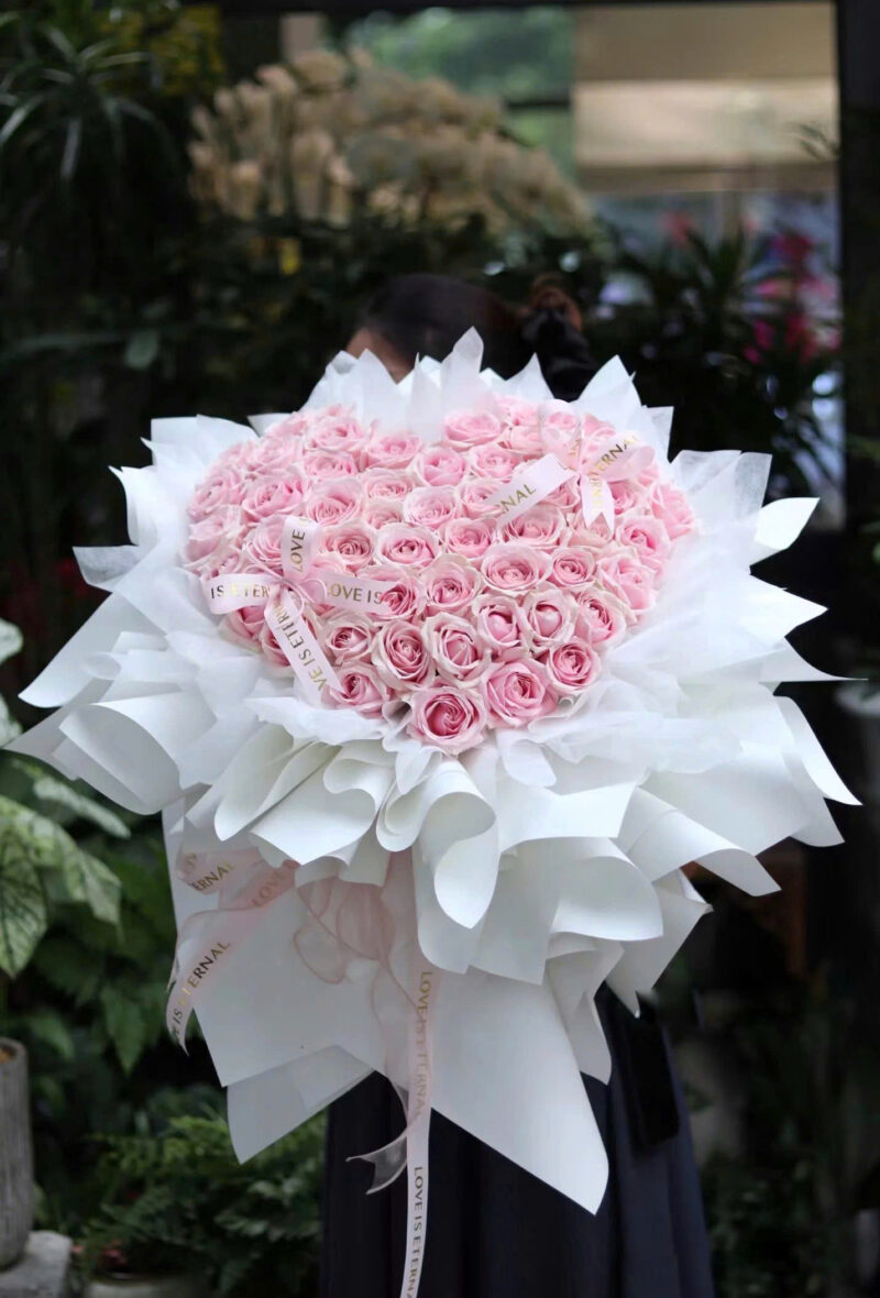 99 PINK ROSE BOUQUET