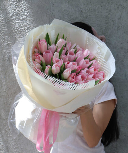 Pink Tulip 50F Bouquet