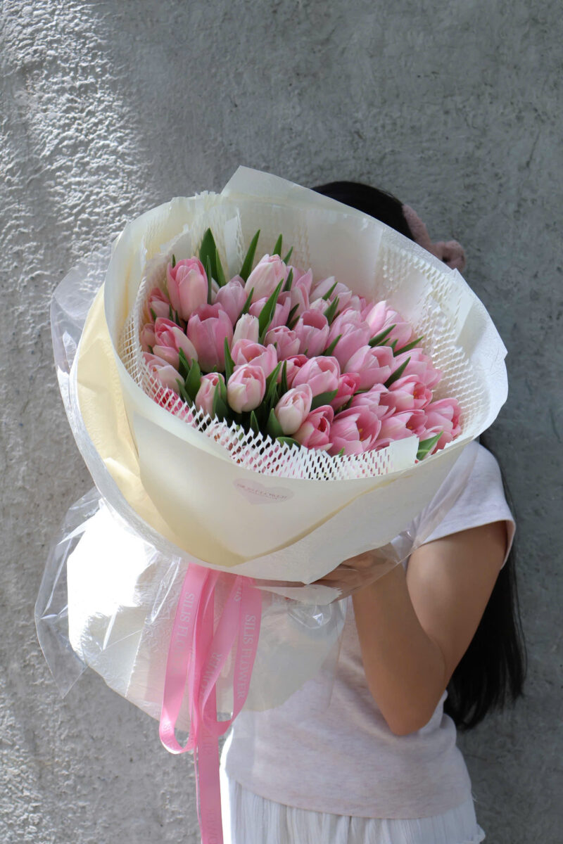 Pink Tulip 50F Bouquet
