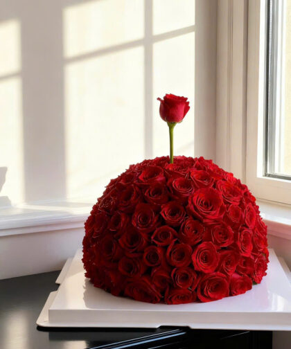 SCARLET GRACE FLOWER DOME