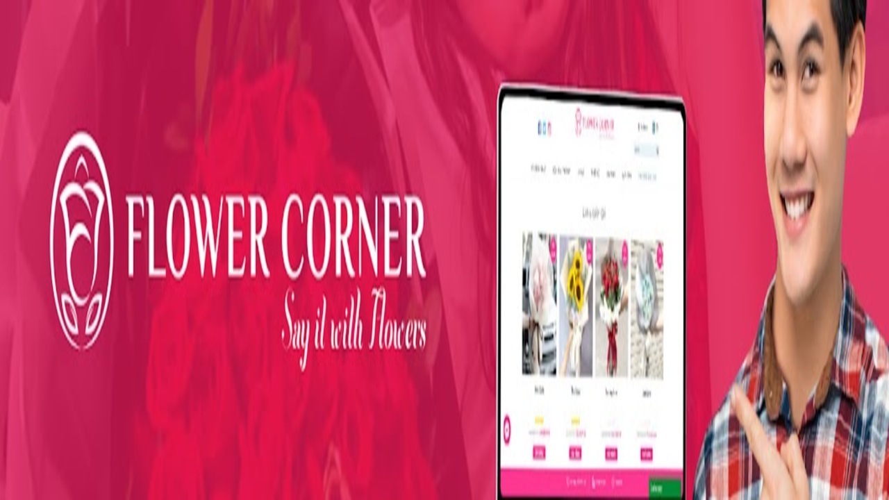 Flower Corner: Shop hoa tươi đẹp, đặt hoa Valentine online tiện lợi